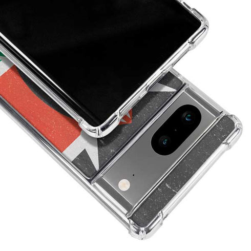 Kenya Flag Distressed Google Pixel 8a Clear Case